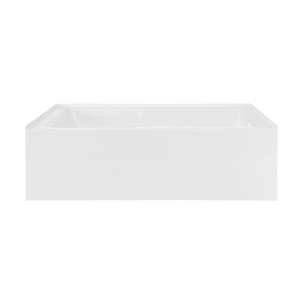 Swiss Madison Voltaire 72" x 36" Right-Hand Drain Alcove Bathtub with Apron and Armrest | SM-AB555