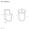 Swiss Madison Sublime II One-Piece Round Toilet Dual-Flush 1.1/1.6 gpf | SM-1T257