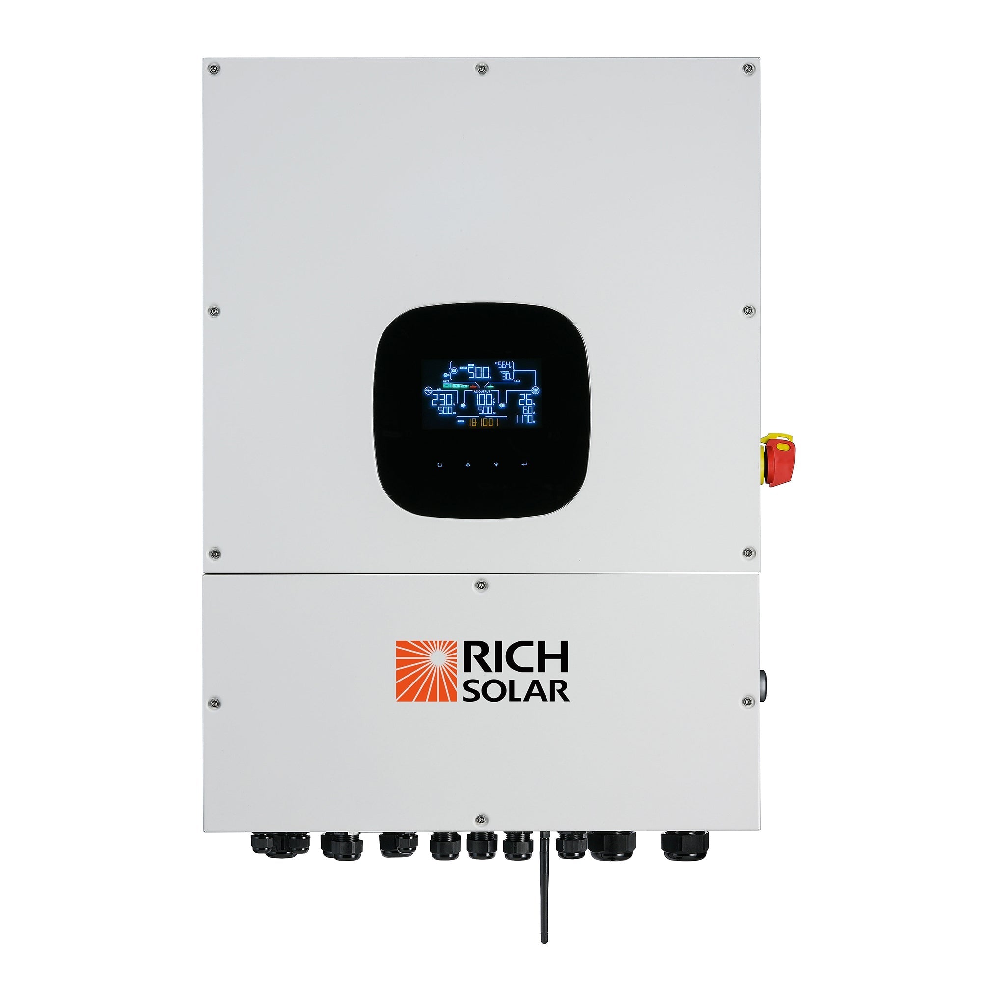 Rich Solar NOVA 12K PV Hybrid Inverter | 10,000W Output - 12,000W PV Input | Split Phase Solar Inverter