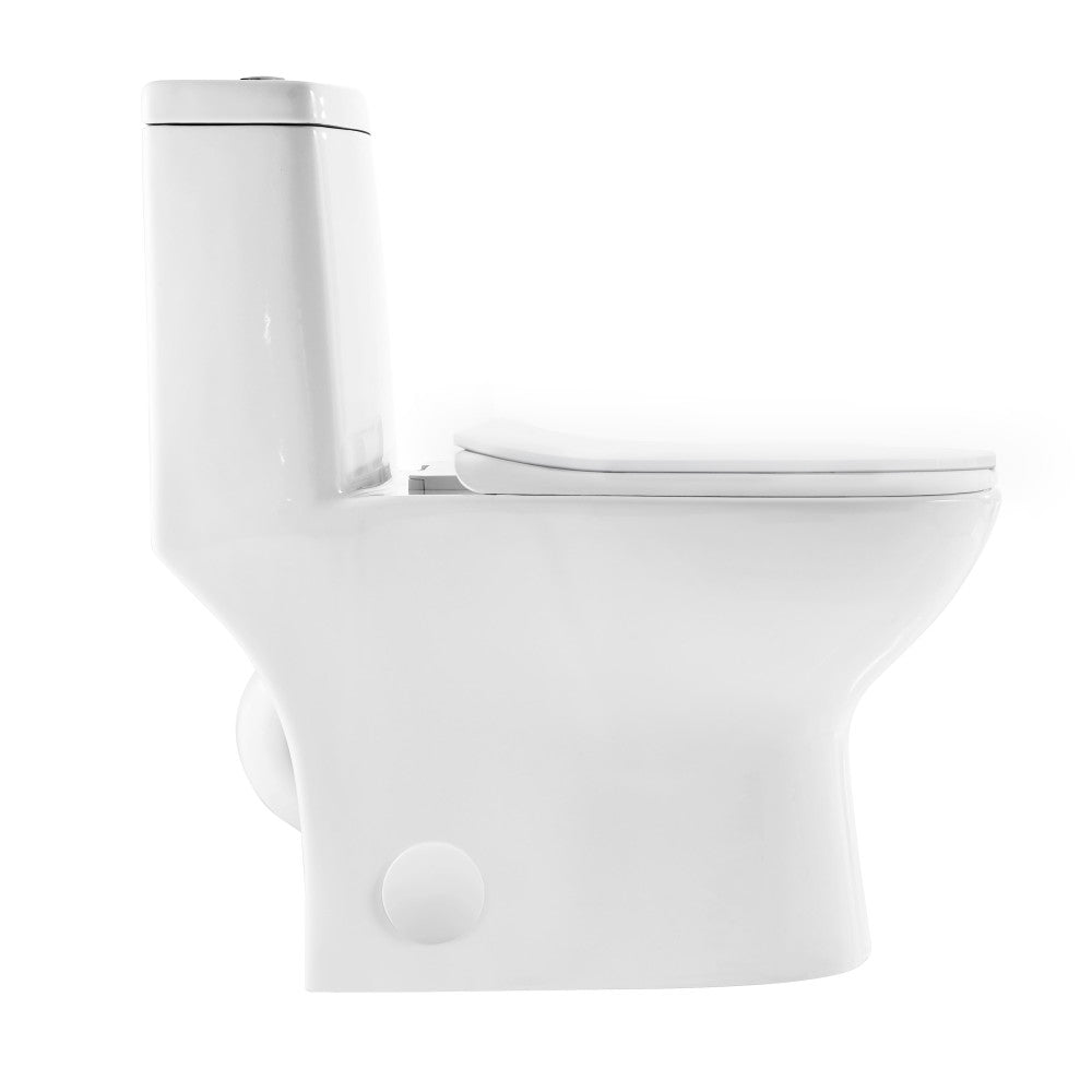 Swiss Madison Ivy One-Piece Toilet, 10" Rough-in 1.1/1.6 gpf | SM-1T127