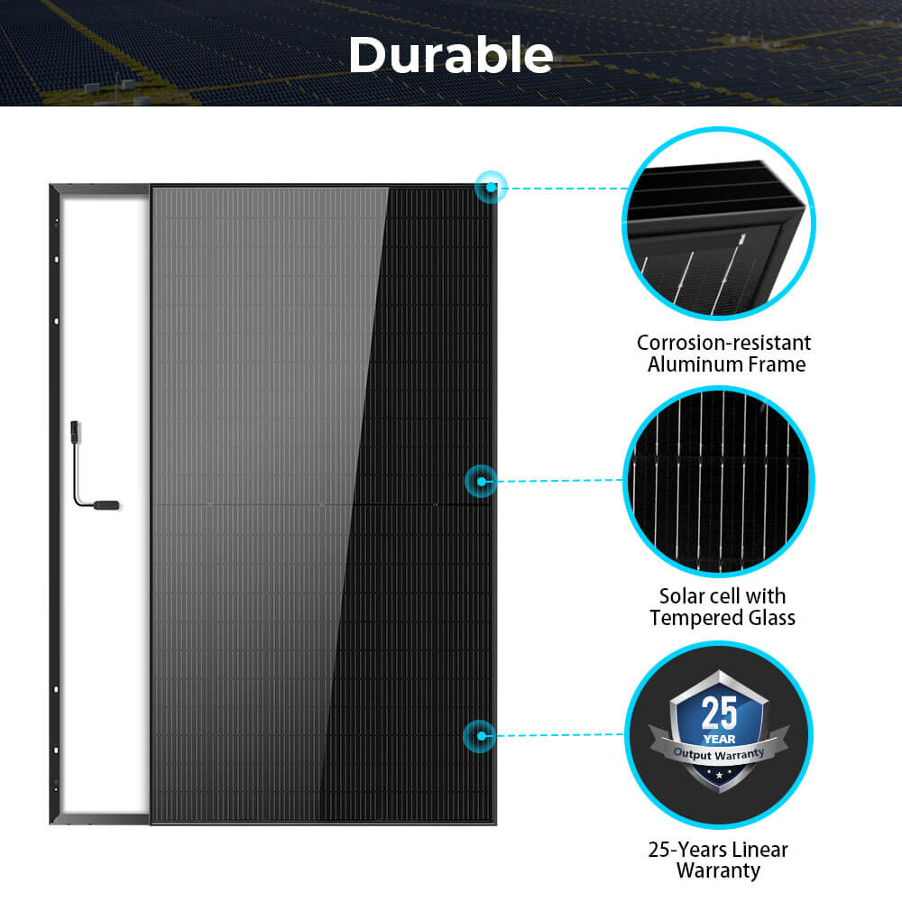 SunGold Power Monocrystalline PERC Bulk Solar Panels | 500W | 32 Panels per Pallet | 25 Year Warranty