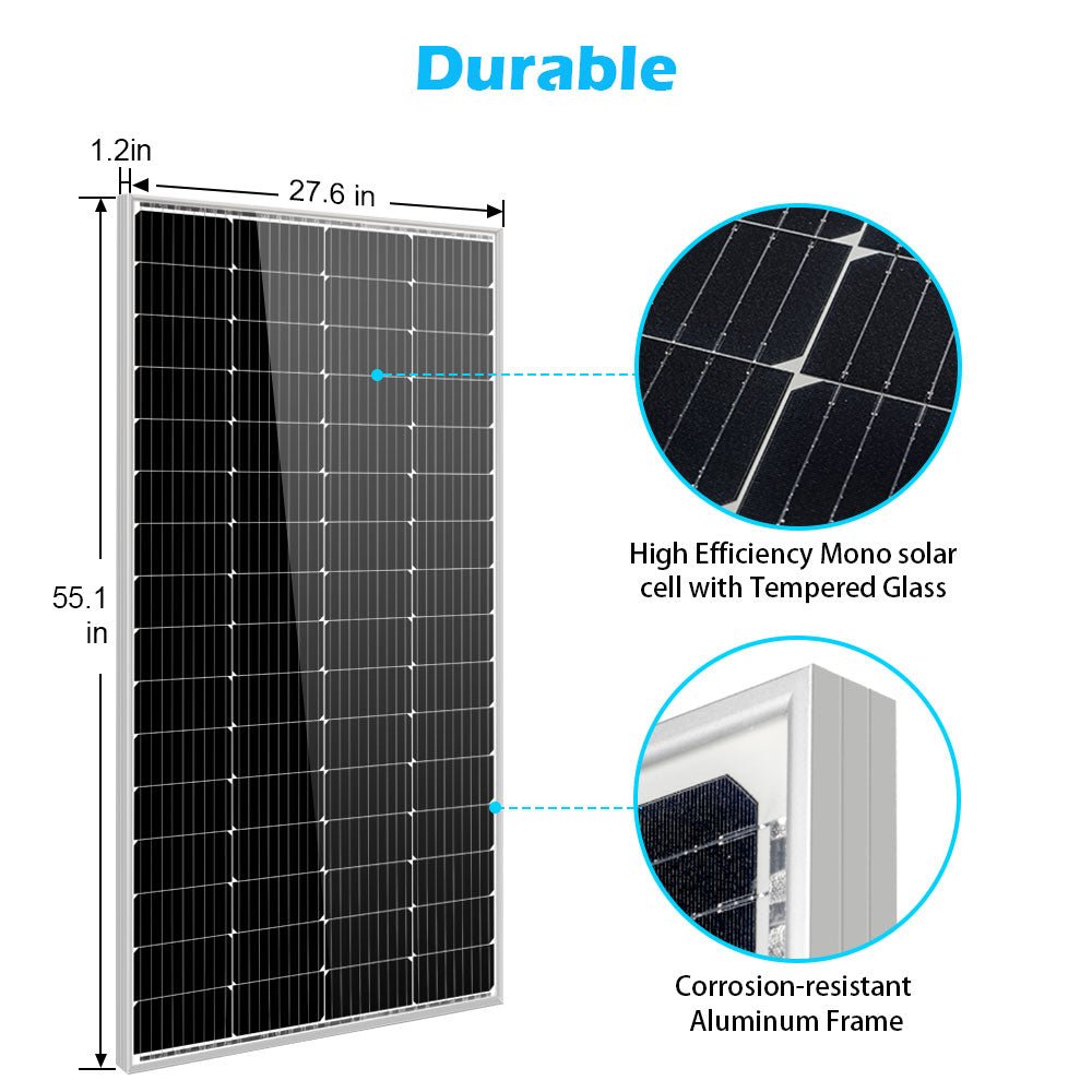 SunGold Power Monocrystalline Solar Panels | 200W | 25 Year Warranty