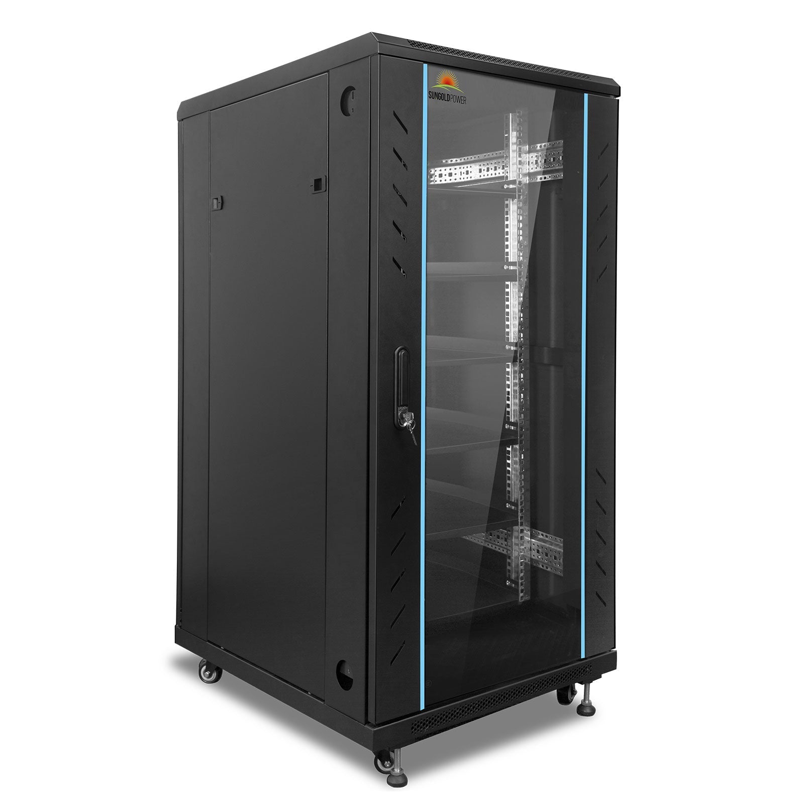 Enclosed Battery Cabinet with Bus Bar | Compatible with SG48100P & SGH48100T | 6 Slots