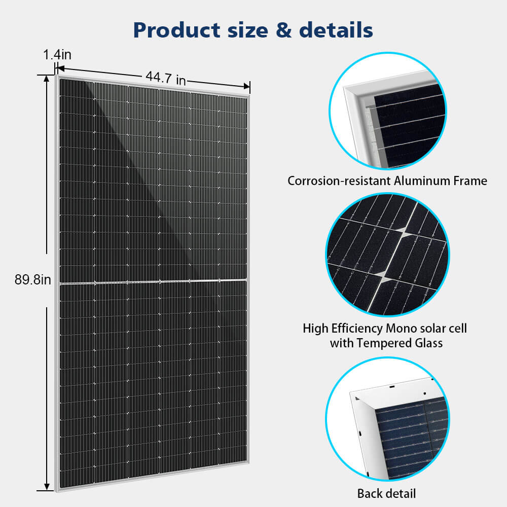 SunGold Power Bifacial PERC Solar Panel | 560W | 25 Year Warranty