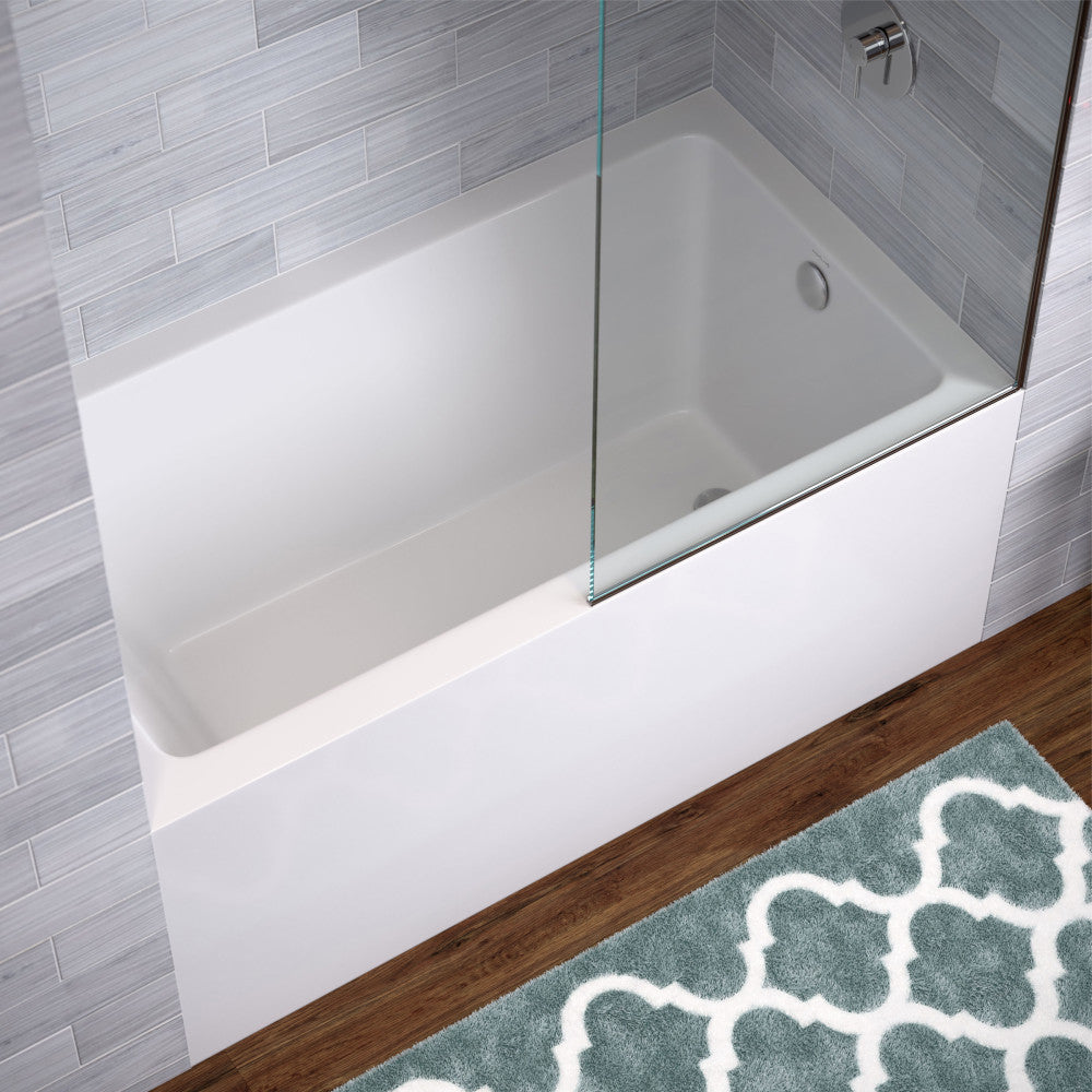 Swiss Madison Voltaire 54" x 30" Right-Hand Drain Alcove Bathtub with Apron | SM-AB558