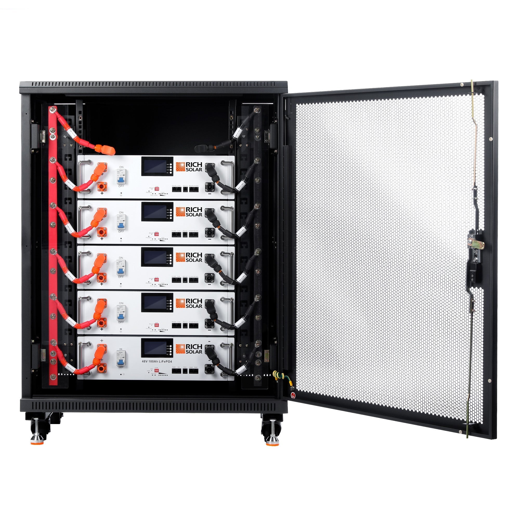 Rich Solar ALPHA 5 LiFePO₄ Server Rack Battery | 4,800Wh Capacity | 48V - 100Ah | 10 Year Warranty