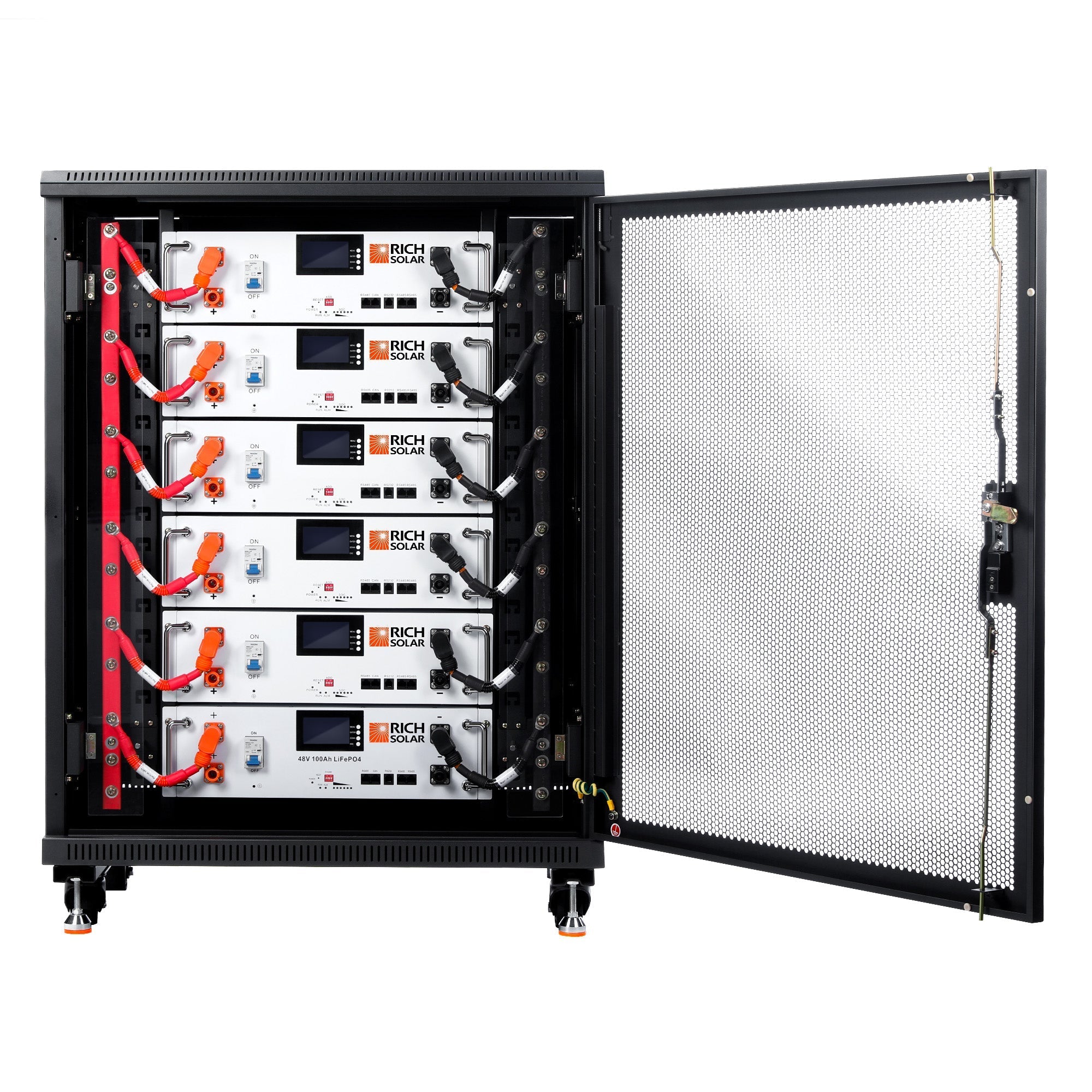 Rich Solar ALPHA 5 LiFePO₄ Server Rack Battery | 4,800Wh Capacity | 48V - 100Ah | 10 Year Warranty