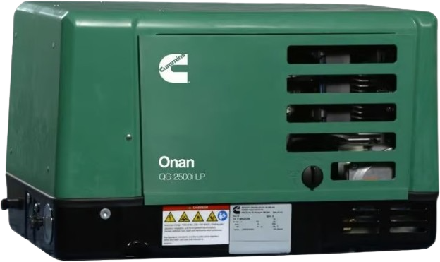 Cummins Onan RV QG 2500i 2.5kW RV Generator LP Propane Single Phase 120V 2.5HGLAA-8310 New