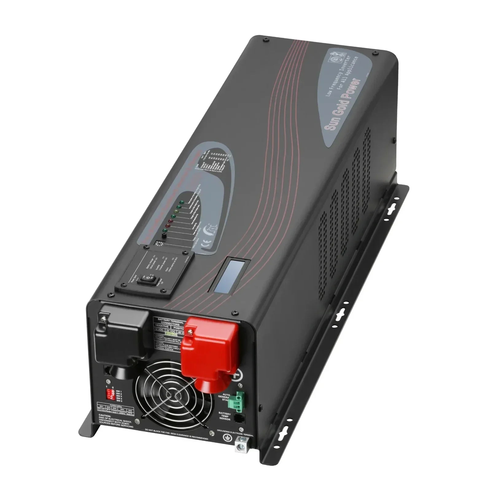 SunGold Power 24V Split Phase Pure Sine Wave Inverter | 6,000W Output | With Charger