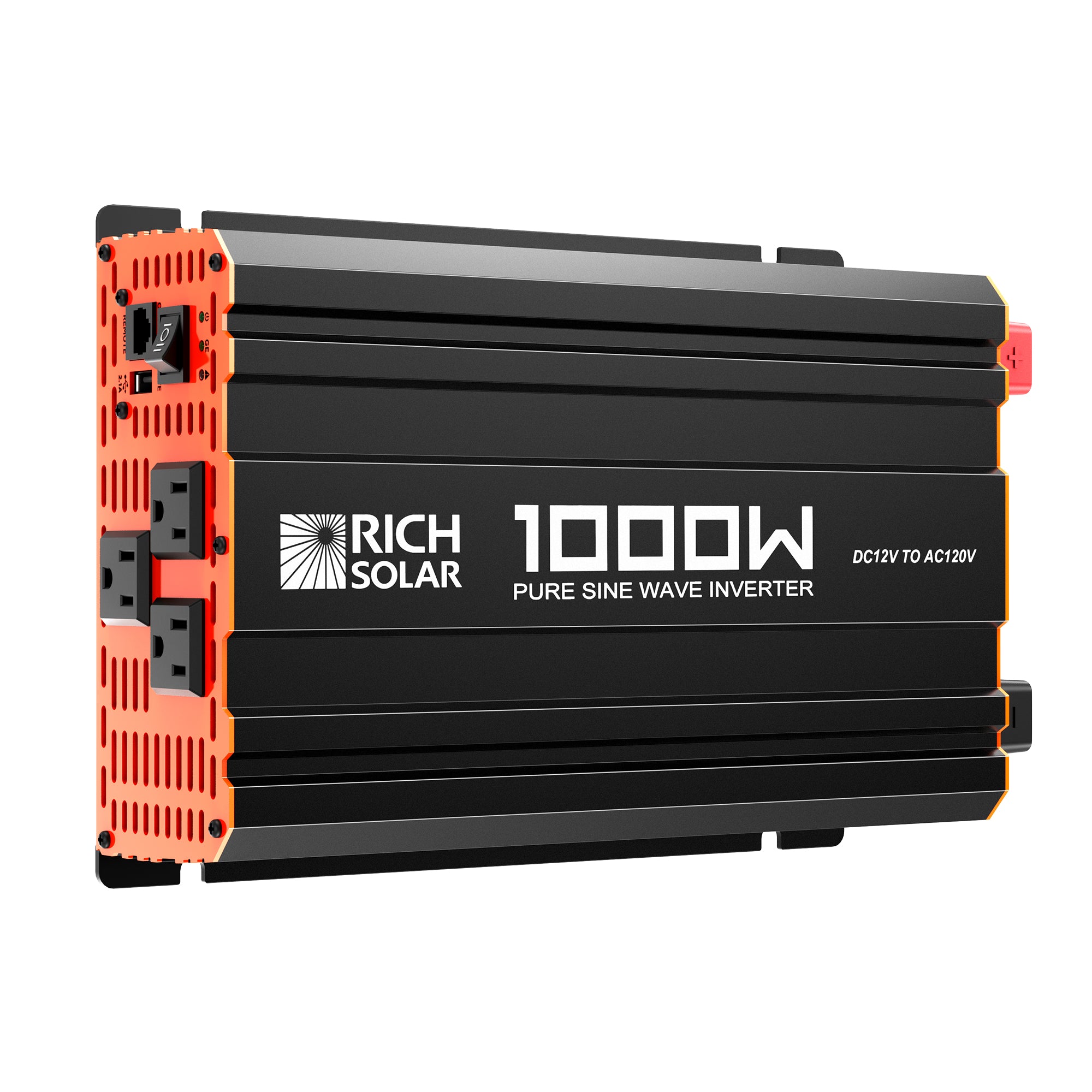 Rich Solar 12 Volt Industrial Pure Sine Wave Inverter | 1,000W Output