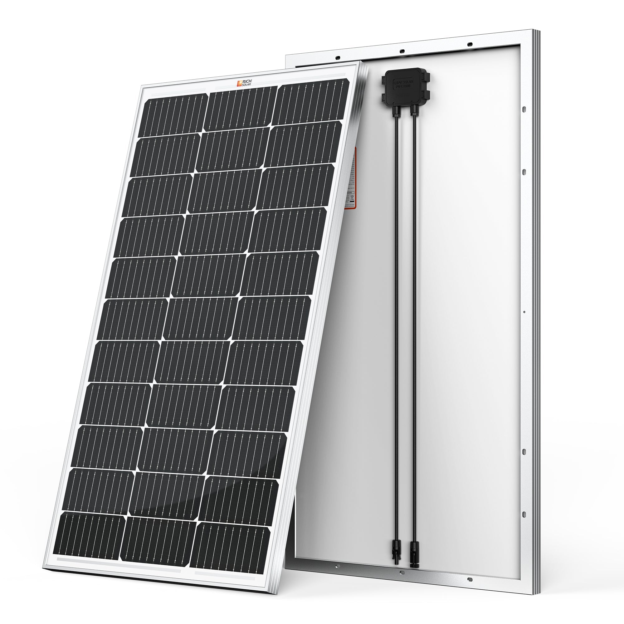 Rich Solar MEGA Monocrystalline Solar Panel | 100W | UL Certified | 25 Year Warranty