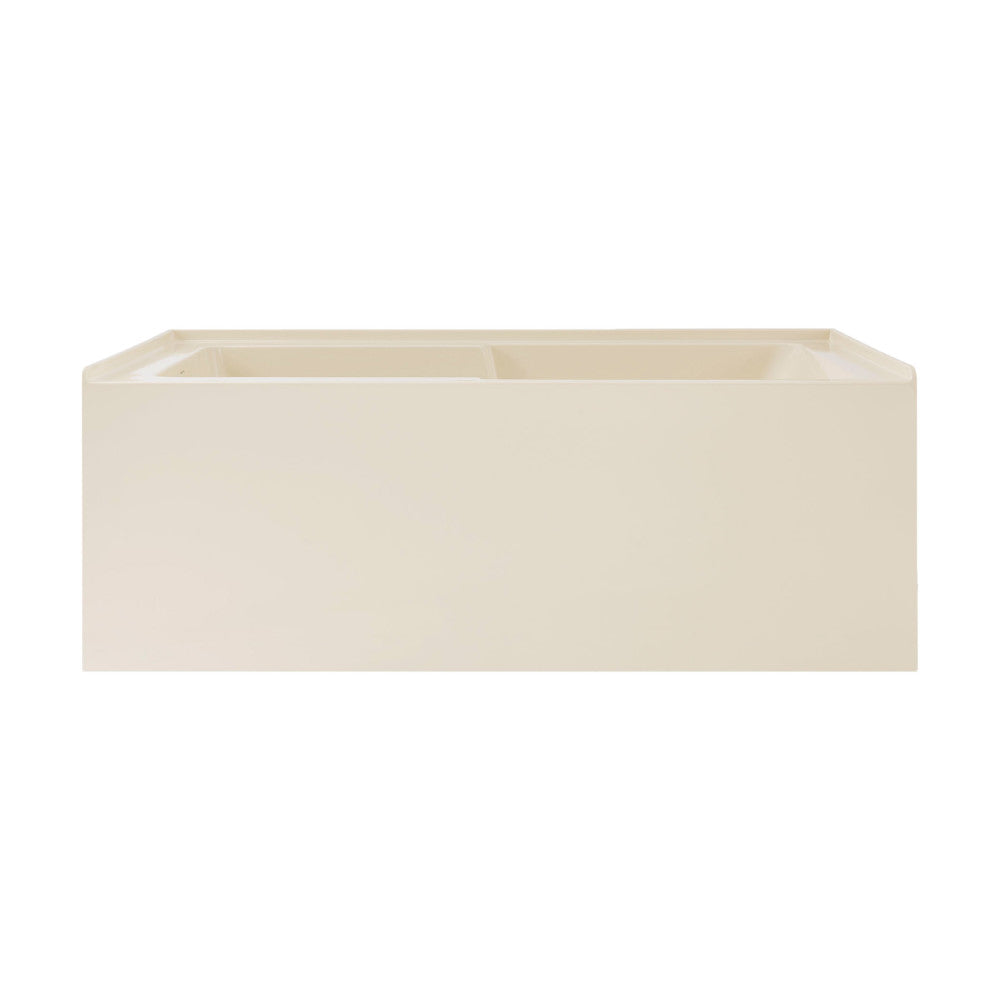 Swiss Madison Voltaire 60" x 32" Left-Hand Drain Alcove Bathtub with Apron in Bisque | SM-AB543BQ