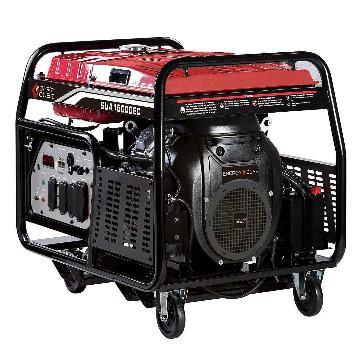 renewedlifejourney SUA15000EC 12000W/15000W Electric Start Gas Generator New