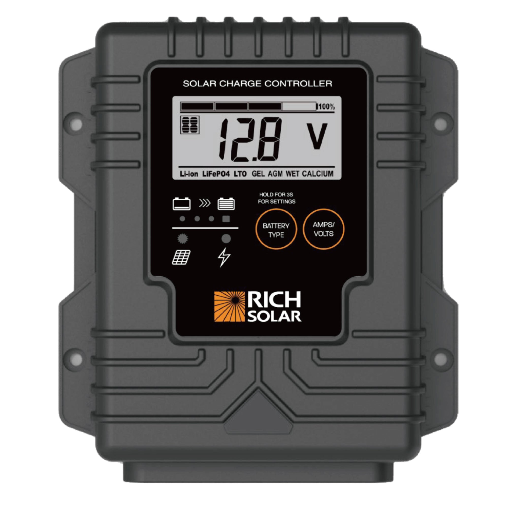 Rich Solar PWM Waterproof Solar Charge Controller | 10 Amp