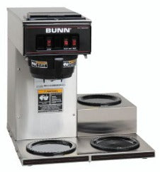 Bunn VP17-3, Stainless (3 Lower Warmers)