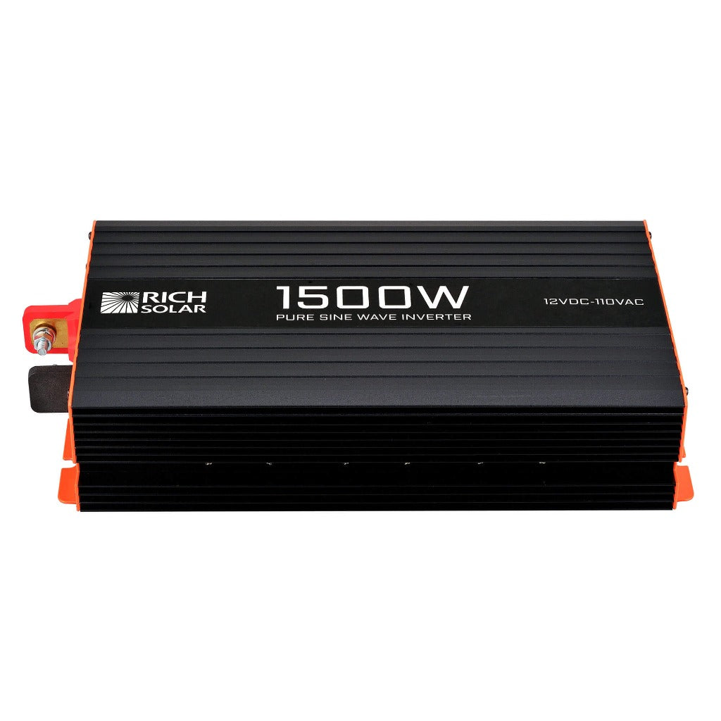 Rich Solar 12 Volt Industrial Pure Sine Wave Inverter | 1,500W Output