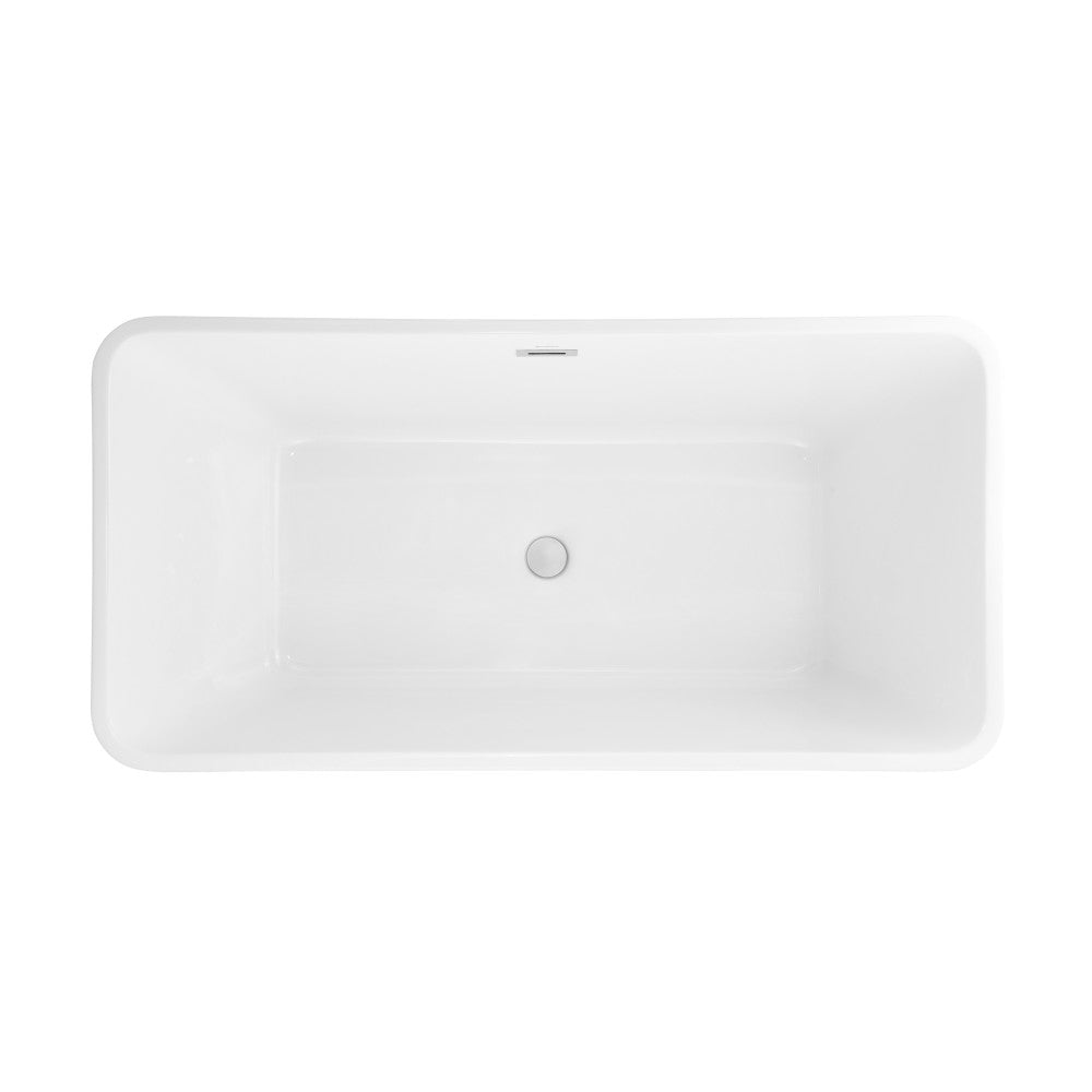 Swiss Madison St. Tropez 60" Freestanding Bathtub | SM-FB569