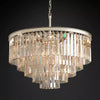 1920s Art Deco Round Chandelier 32