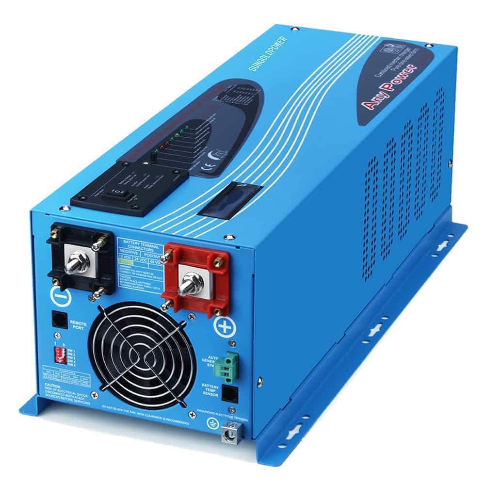 SunGold 12V Power Pure Sine Wave Inverter | 2,000W Output | Charger Included