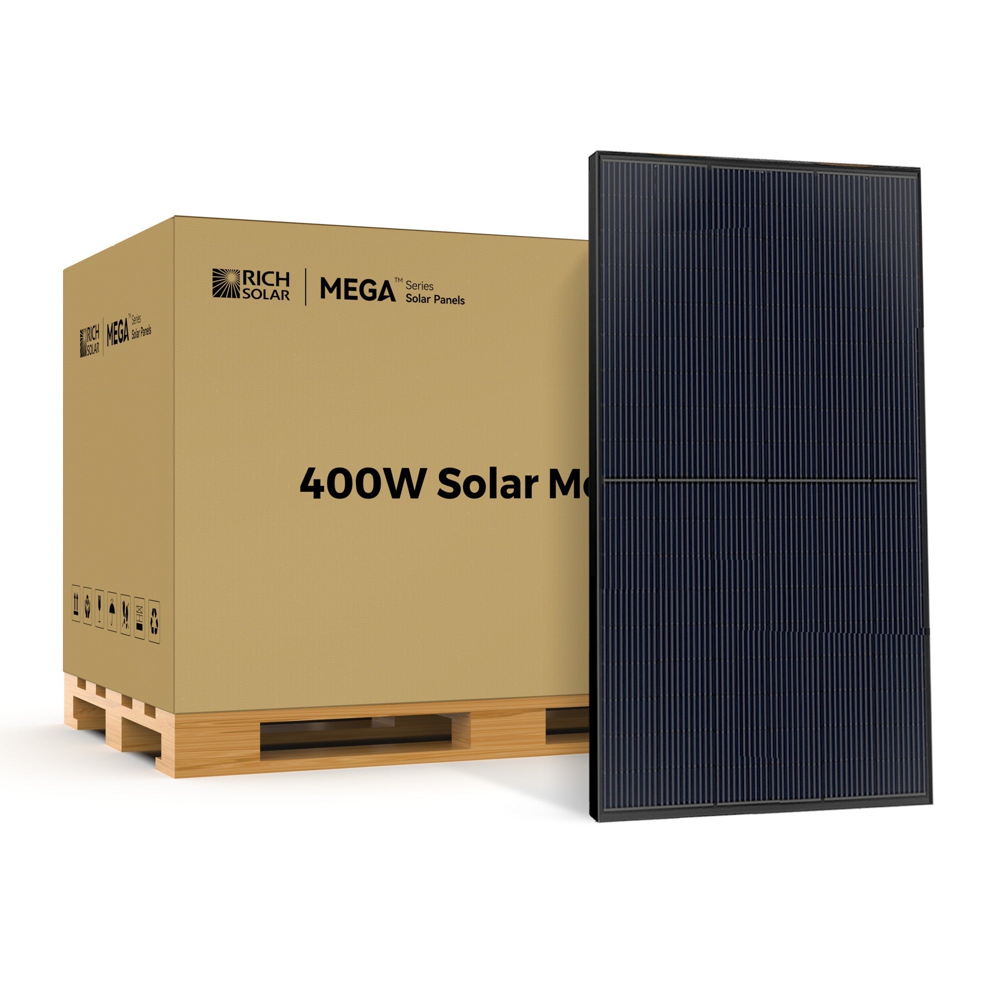 Rich Solar MEGA 400 Bulk Monocrystalline Solar Panels | 400W | 25 Year Warranty