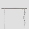 Falria Single-Tier Rectangular Crystal Rod Chandelier