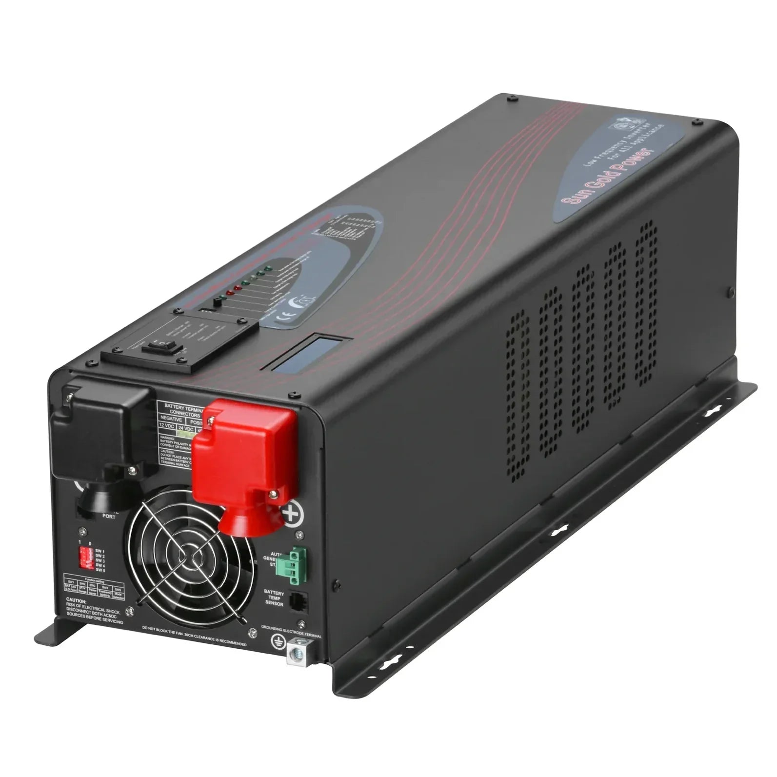 SunGold Power 24V Split Phase Pure Sine Wave Inverter | 6,000W Output | With Charger