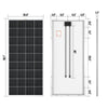 Rich Solar MEGA Monocrystalline Solar Panel | 200W | UL Certified | 25 Year Warranty