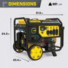 Champion 201281 7500W/9375W Generator Dual Fuel Gas Propane CO Shield Electric Start New