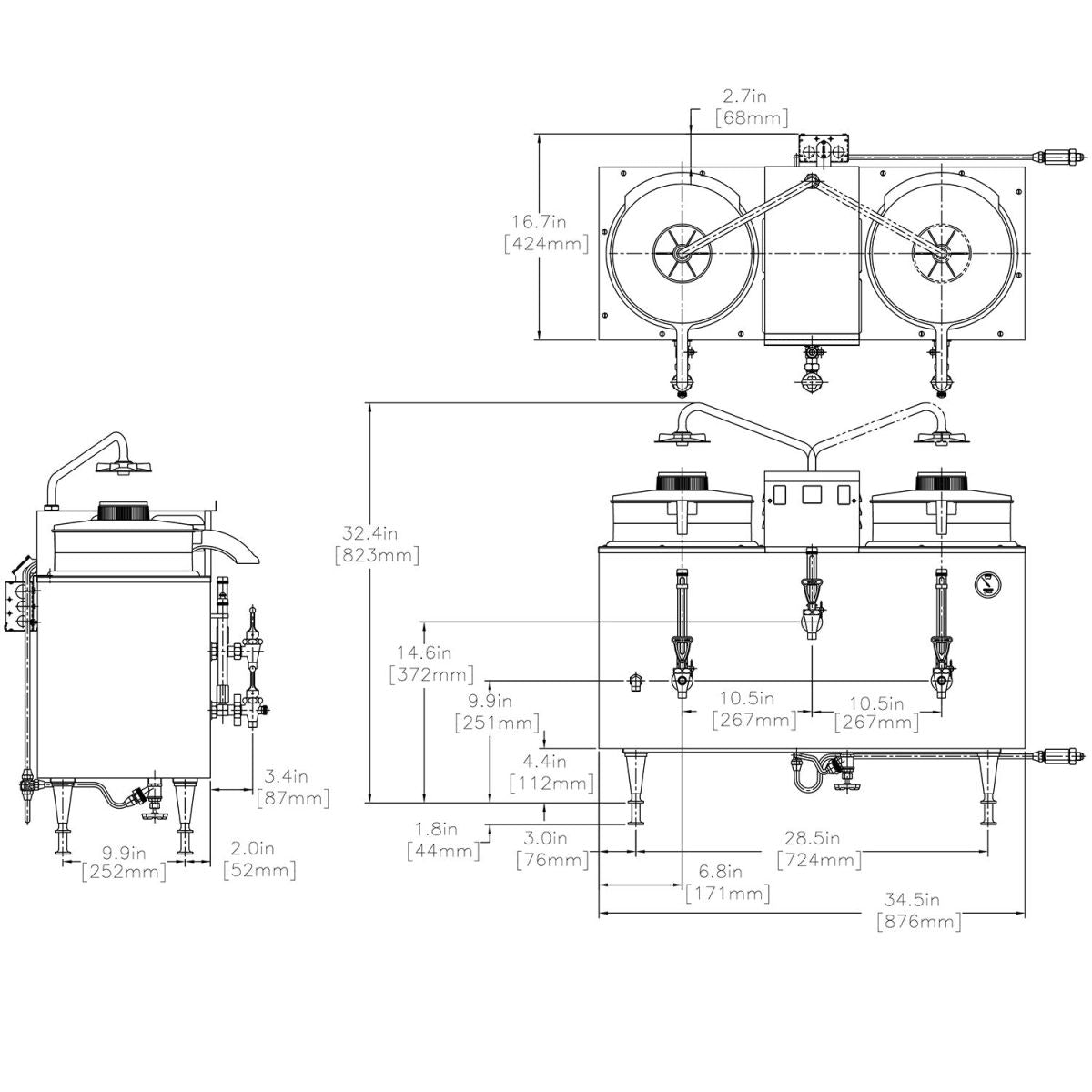 Bunn U3 120/240V Urn