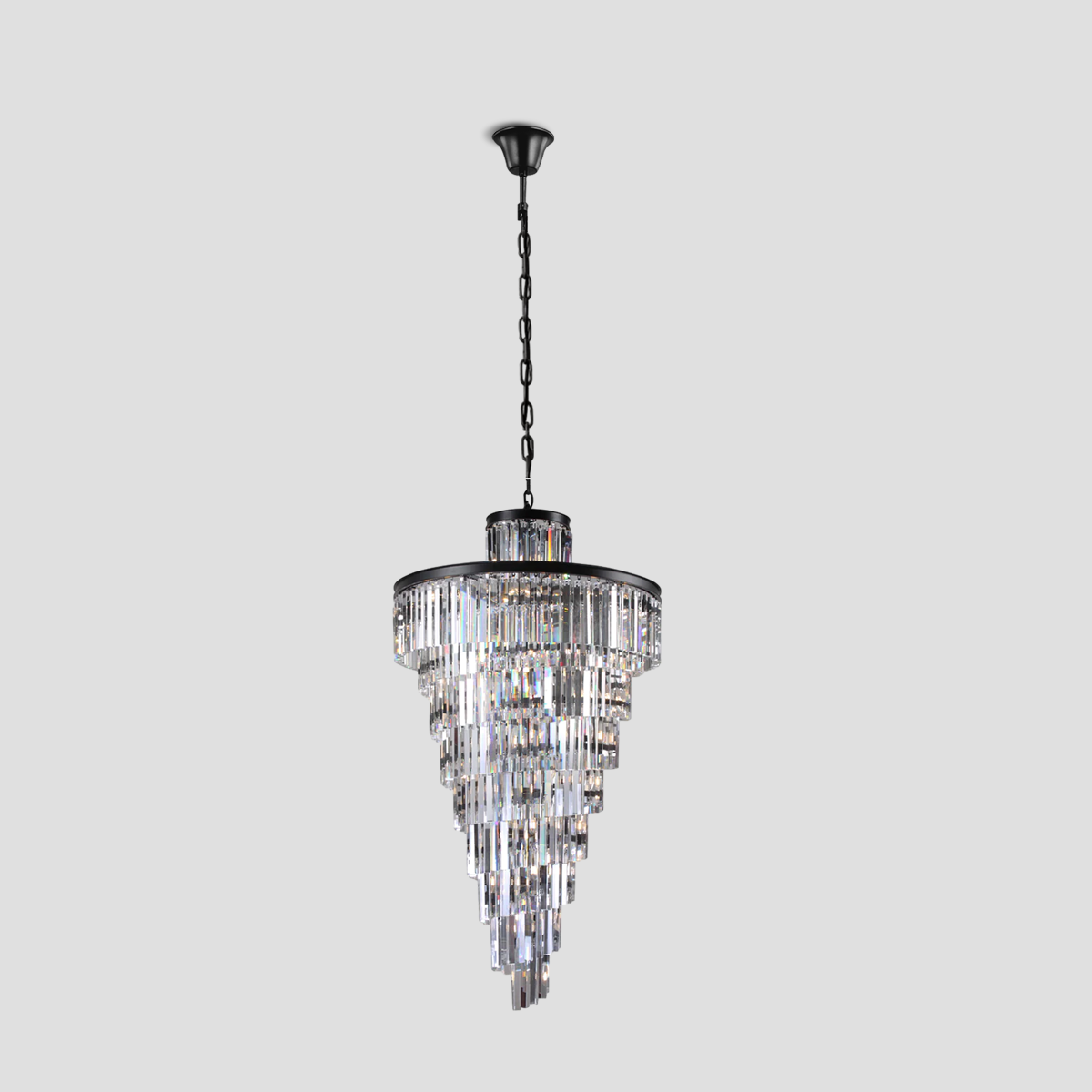 Falria Multi-Tiered/ Layered Crystal Rod Chandelier