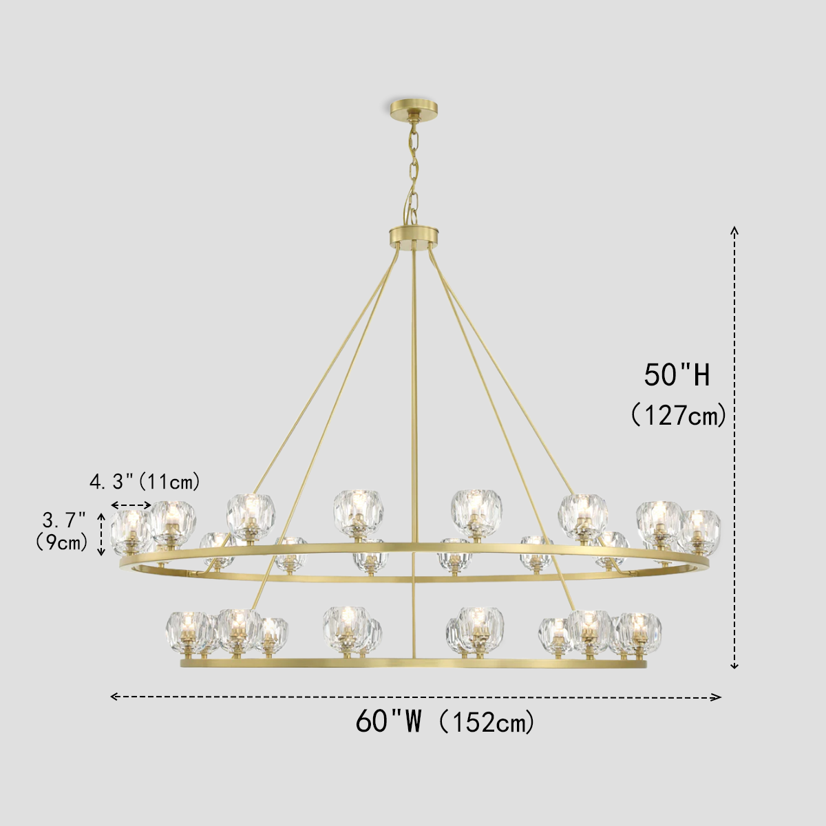 Hertha Round Chandelier