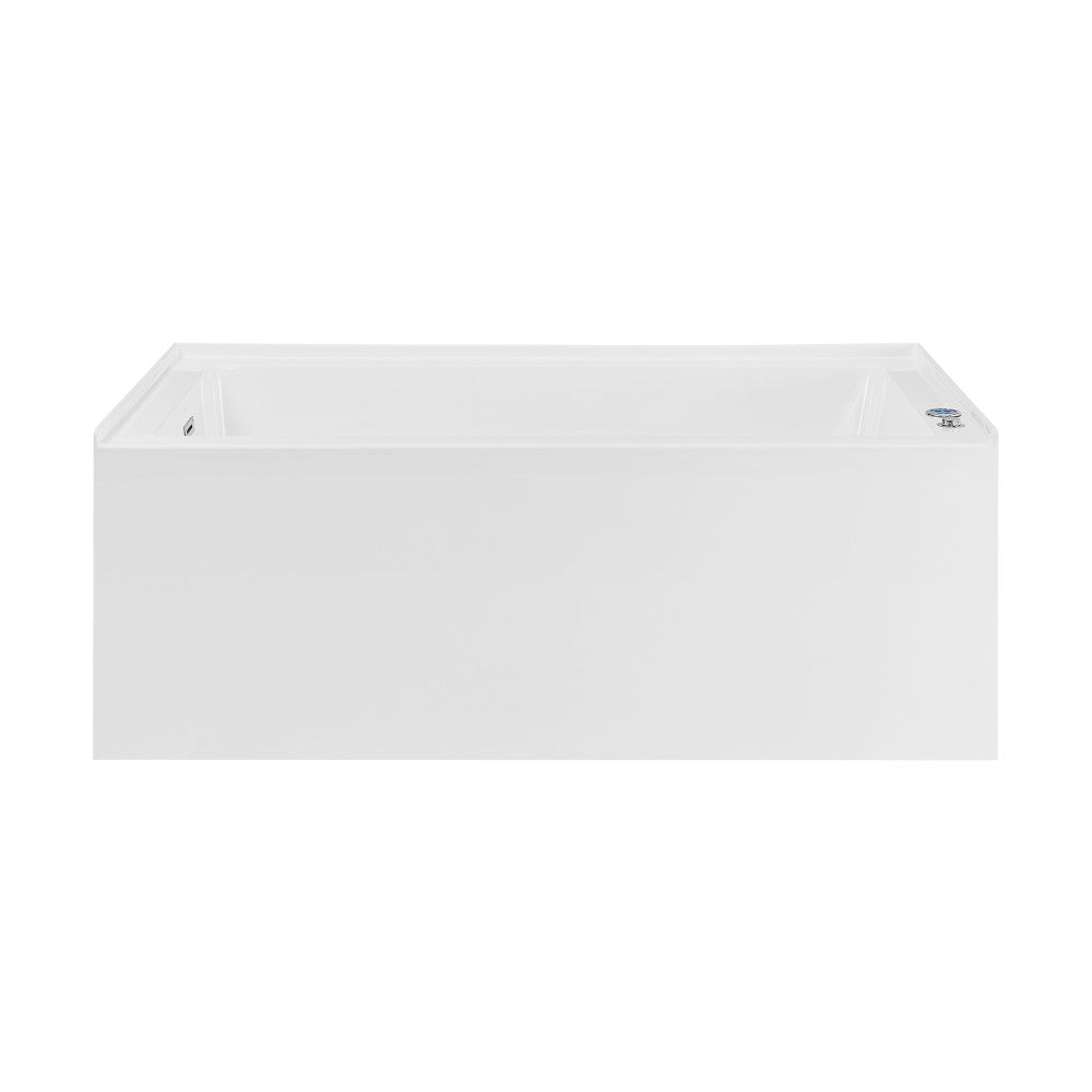 Swiss Madison Avancer 60" x 36" Left-Hand Drain Rectangular Alcove Whirlpool Bathtub with Apron | SM-AB590