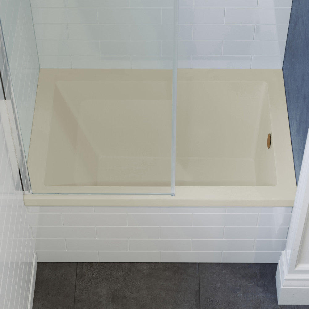 Swiss Madison Voltaire 48" x 32" Right-Hand Drain Alcove Bathtub in Bisque | SM-DB562BQ