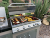 KoKoMo Grills, Built in BBQ Grill with Side Burner