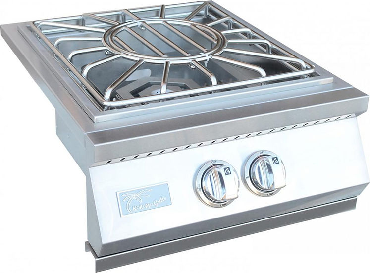 KoKoMo Grills Built in Power Burner with Removable Grate for Wok