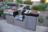 KoKoMo Grills, Built in BBQ Grill with Side Burner