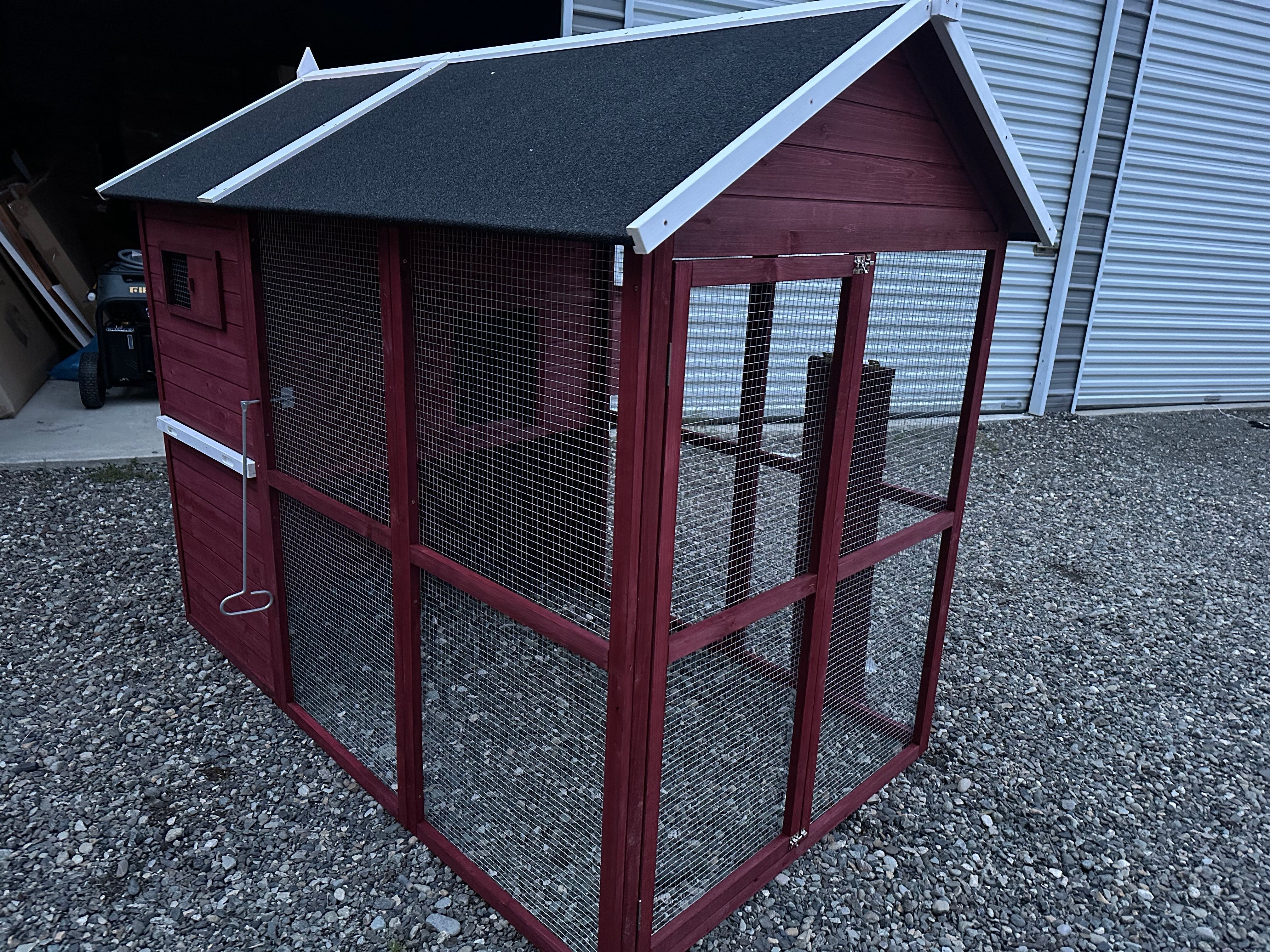 NEW FarmHouse Coop. In-Stock Barn Red Stain on sale