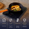 CIARRA 1800W Portable Induction Cooktop With Touch Controls