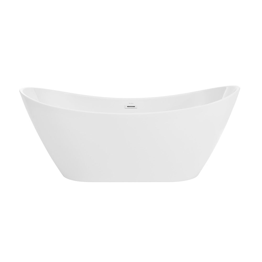 Swiss Madison Ivy 60" Double Slipper Freestanding Bathtub | SM-FB562