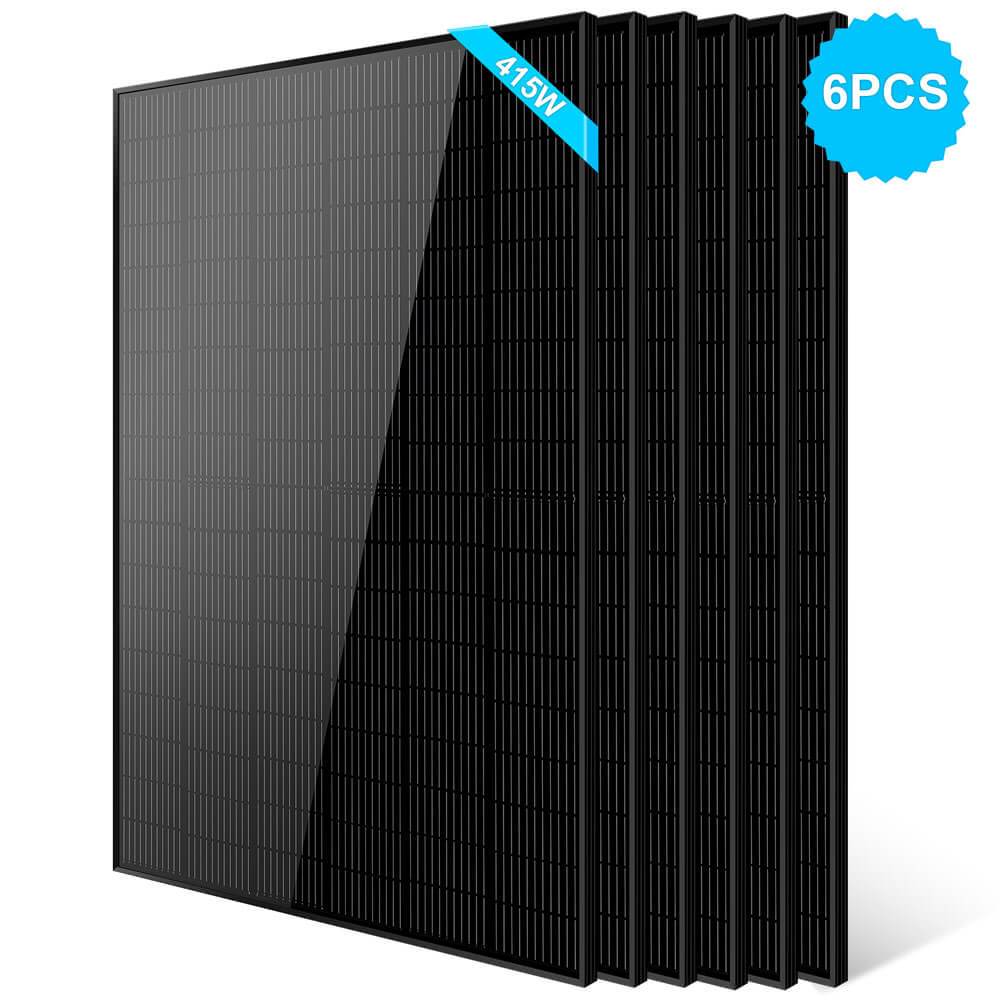 SunGold Power Monocrystalline PERC Solar Panel | Black | 415W | 25 Year Warranty