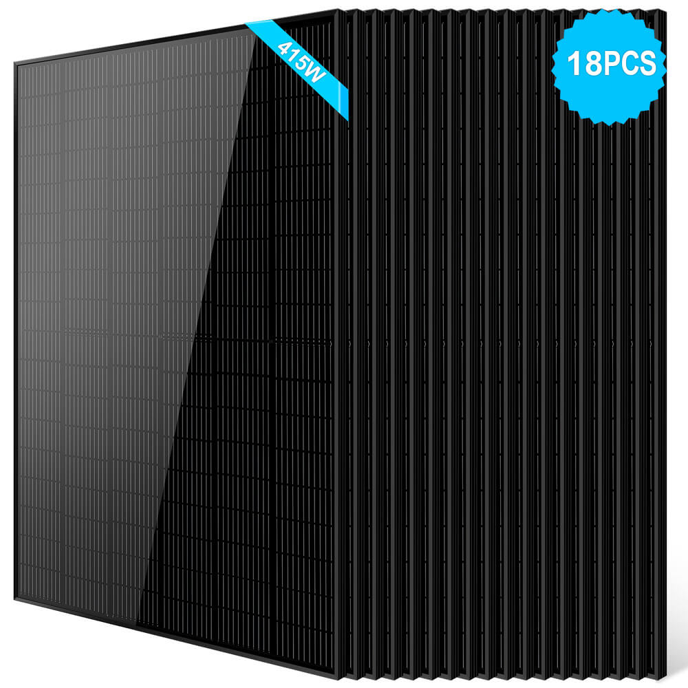 SunGold Power Monocrystalline PERC Solar Panel | Black | 415W | 25 Year Warranty