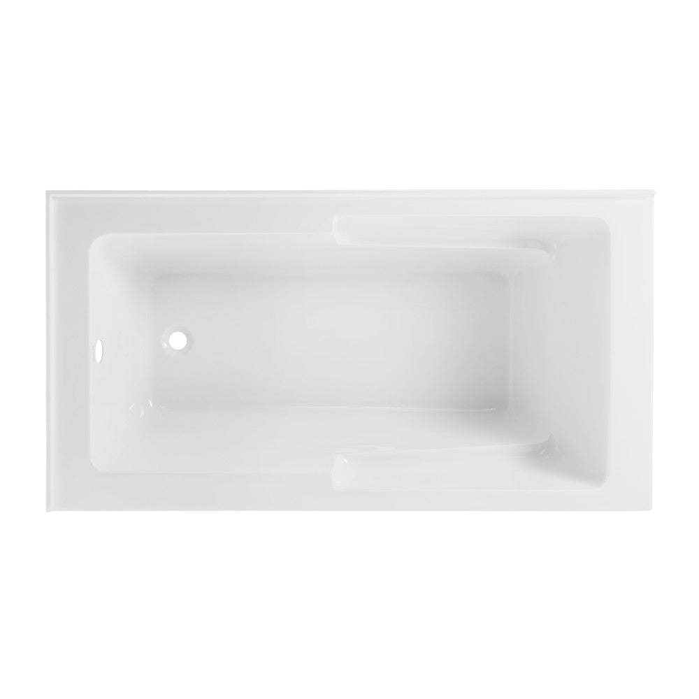 Swiss Madison Claire 60" x 32" Left-Hand Drain Drain Alcove Tub with Corner Apron | SM-AB570