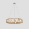 Aster Halo Crystal Ring Chandelier