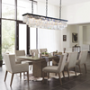 Falria 3-Tier Crystal Rectangular Chandelier