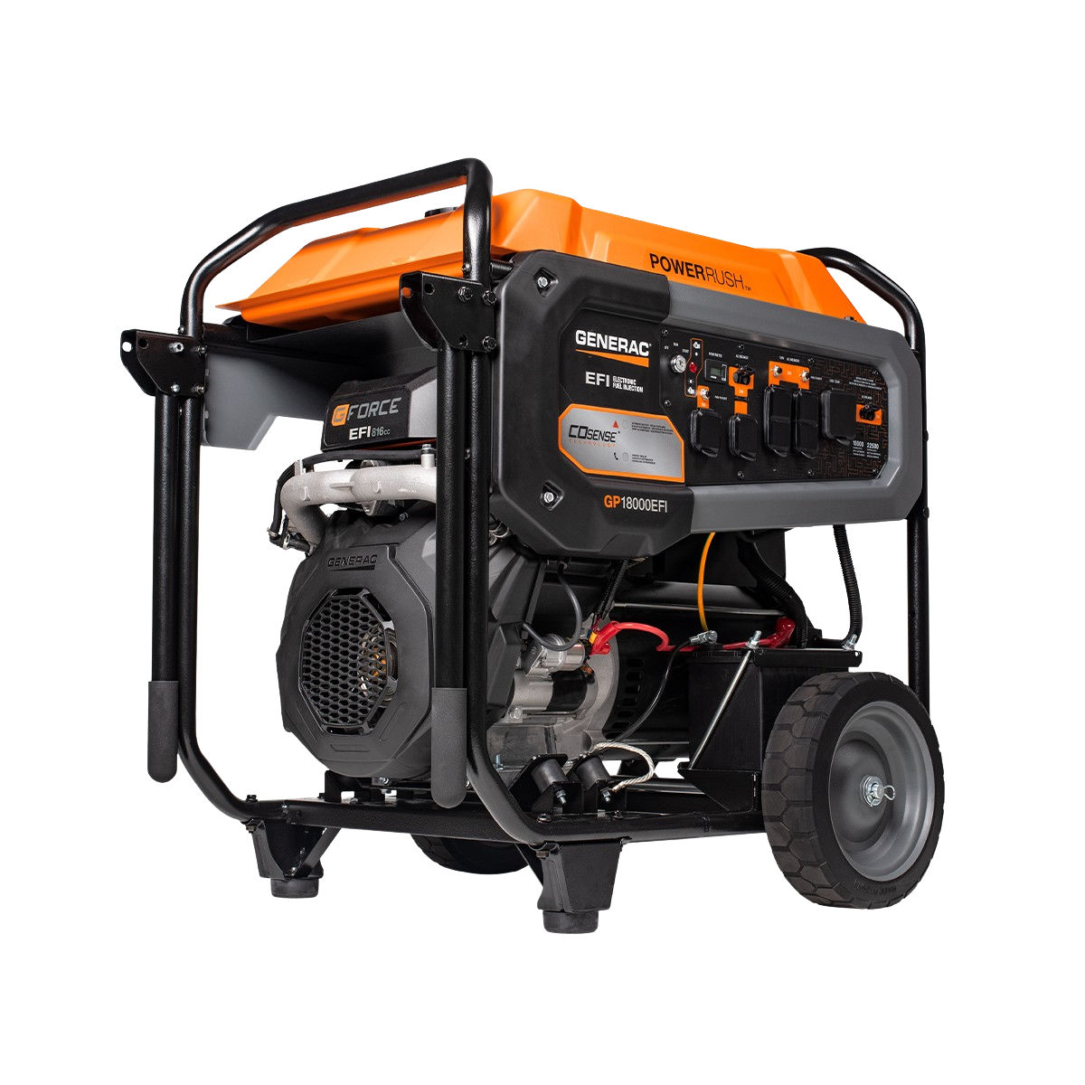 Generac GP18000EFI 18000W/22500W Low THD Gas Generator Electric Start Scratch & Dent