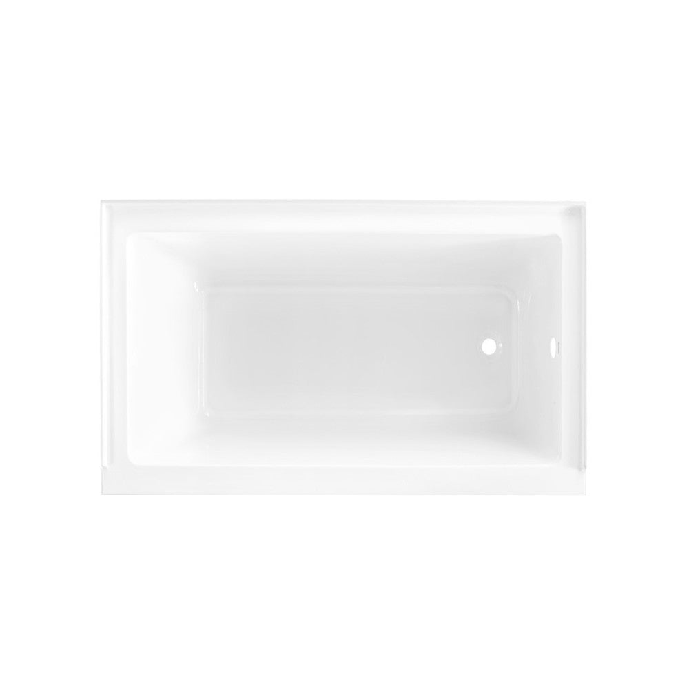 Swiss Madison Voltaire 54" x 30" Acrylic Glossy White, Alcove, Integral Right-Hand Drain, Bathtub | SM-AB563