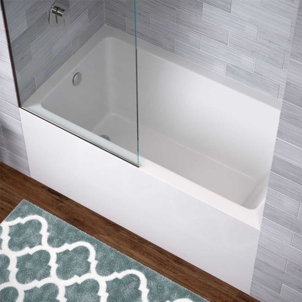 Swiss Madison Voltaire 54" x 30" Left-Hand Drain Alcove Bathtub with Apron | SM-AB557