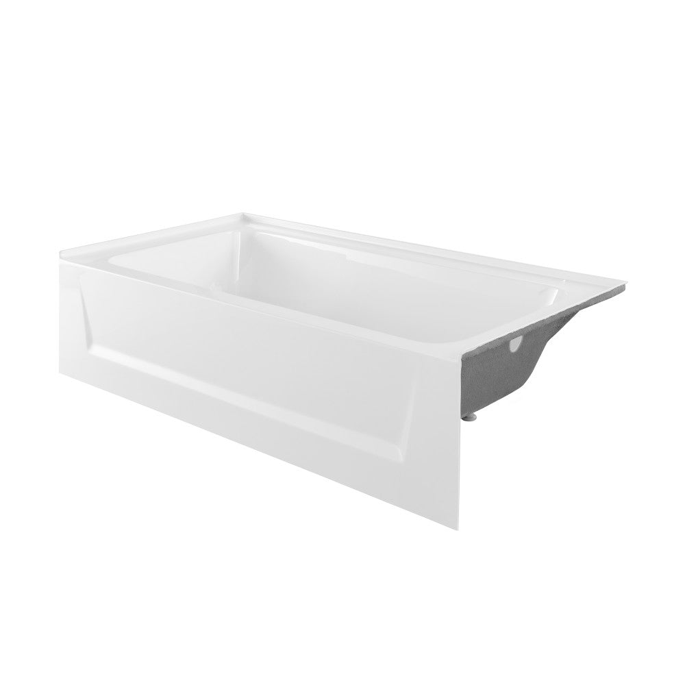 Swiss Madison Virage 60" x 30" Right-Hand Drain Alcove Bathtub with Apron | SM-AB581