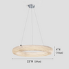 Alabaster Ring XL Chandelier