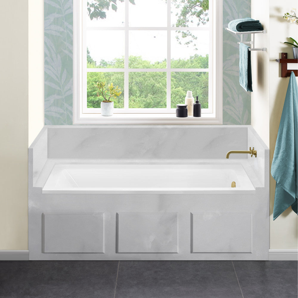 Swiss Madison Voltaire 66" x 32" Right-Hand Drain Alcove Bathtub | SM-DB566